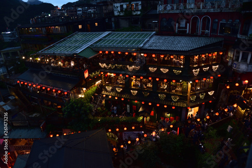 台湾 九份 夜景(Tâi-oân, kau-hun,Night view)