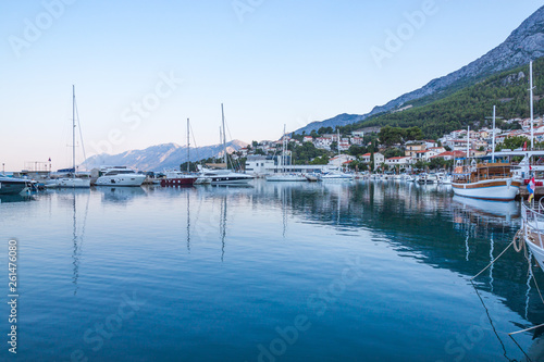 View of Croatian resort Baska Voda