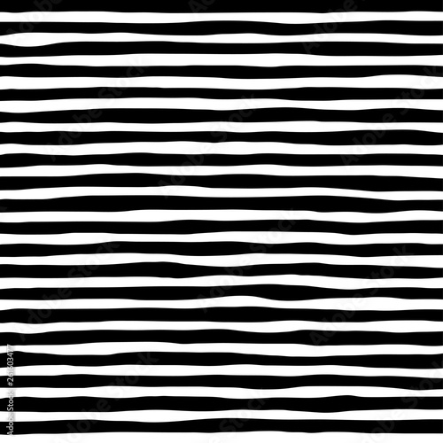 Black and white thick striped pattern