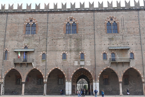 Ducal palace in Mantova was the royal palace of Gonzaga family