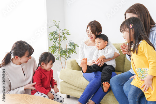 ママ友と子供たち