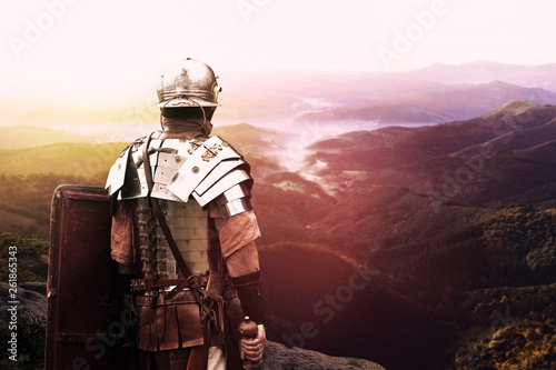 ancient roman legionary soldier
