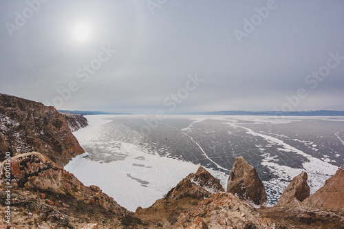 coast of iced sea