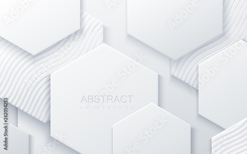 Abstract hexagonal background