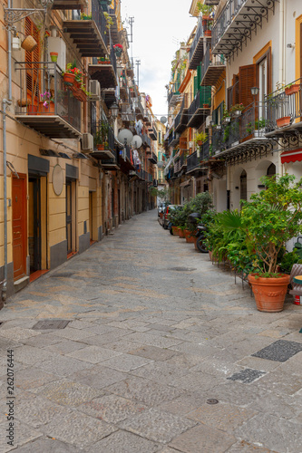 Palermo. Old Town Street.