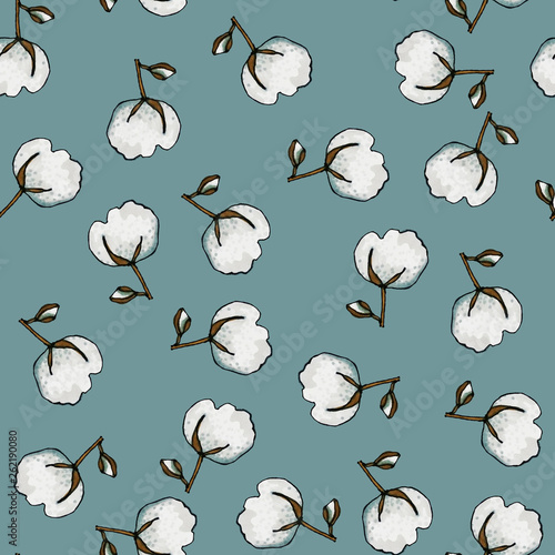 Seamless flower pattern. Gentle spring and summer flowers. Print for fabric and other surfaces.Seamless floral pattern. Gentle spring and summer flowers. The print for fabric and other surfaces