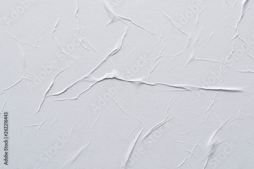 White creased poster texture