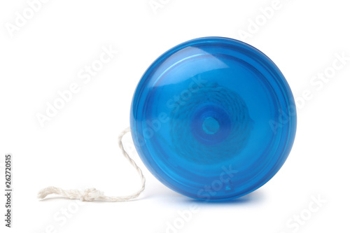 Blue yo-yo toy