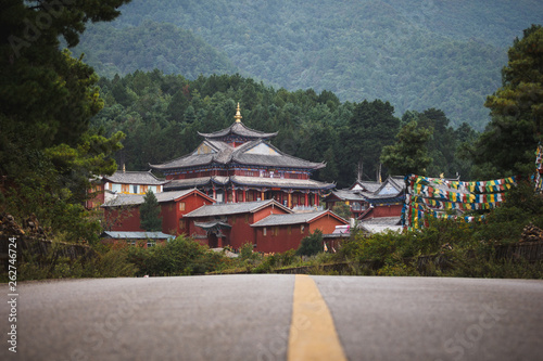 Traditional Buddhist monastery in China