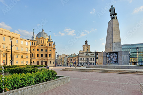 Łódź, Polska- Plac Wolności 