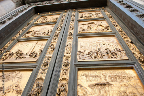 Baptistery doors (Gates of Paradise), Florence, Italy