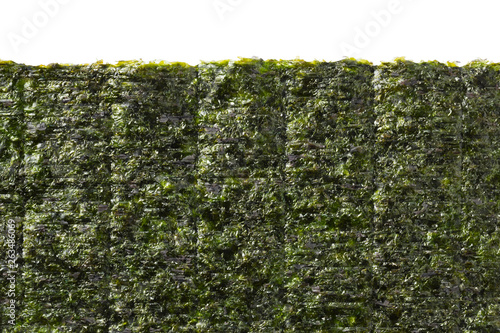 Sheet of dried green nori