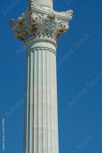 Corinthian Column On Blue Sky