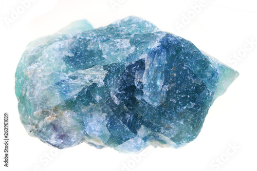 fluorite mineral isolated