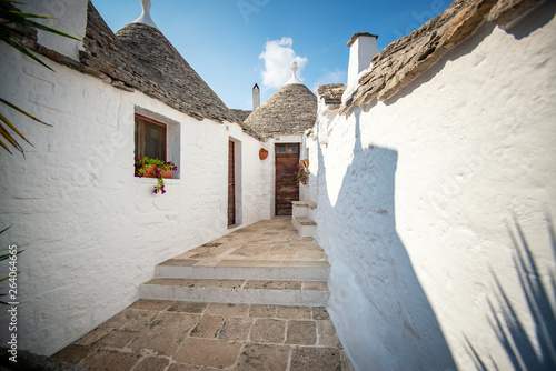 Charakterystyczne domki Alberobello trulli