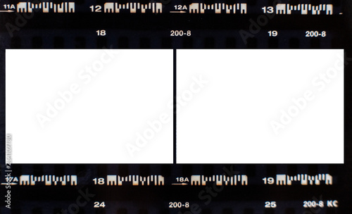  (35 mm.) film frame.With white space.