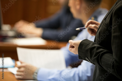 trial in the courtroom of the Russian Federation