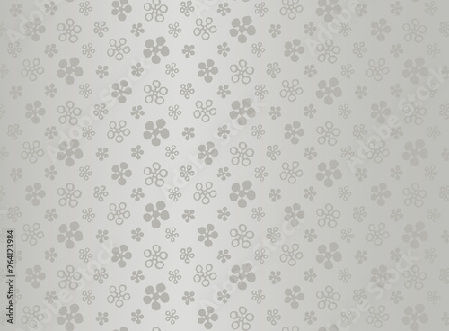 Japanese traditional flower pattern vector background 