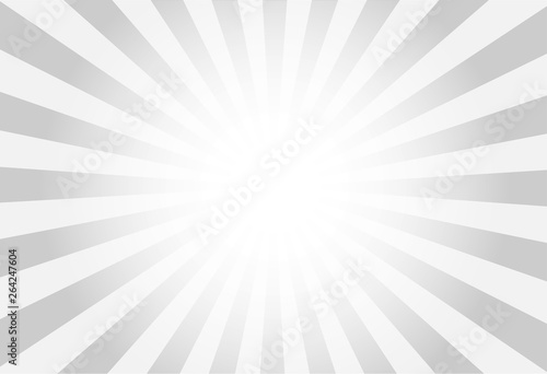 vector of grey sun burst ray background with blank copy space