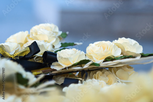 Thai Artificial Funeral Flower.