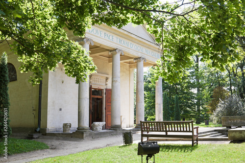 The Diana's temple in Arkadia park in Poland