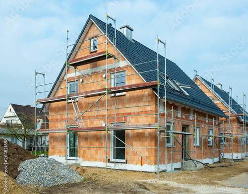 Einfamilienhaus im Rohbau