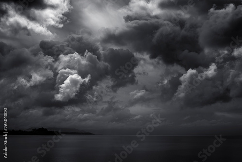 dark clouds for black stormy weather background