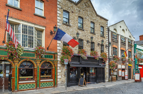 Temple Bar street, Dublin, Ireland