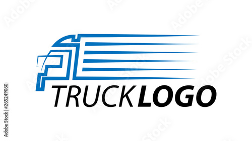 Ciężarówka logo wektor