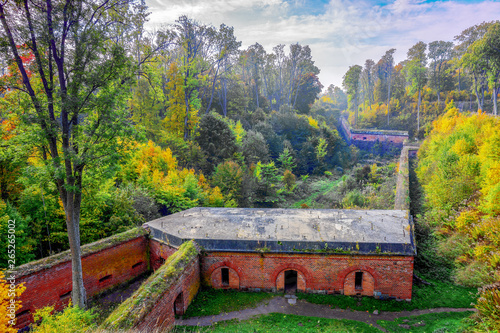 Historic Prussian fortress Boyen in Gizycko, Masuria, Poland 