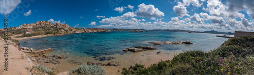 La Maddalena Archipelago National Park, on the coast of Sardinia province of Sassari, northern Sardinia, Italy.