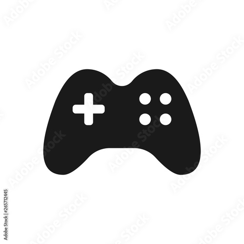 Game controller icon. Video game console. Joystick icon illustration for mobile and web concept