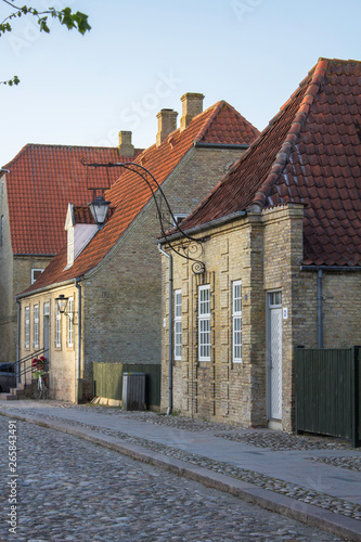 World Heritage city Christiansfeld in Denmark