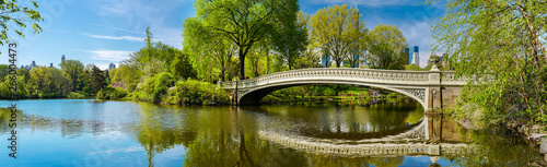 Bow Bridge in Central Park, New York City, NY, USA