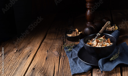 Kaszotto - polskie risotto z kaszy jęczmiennej z grzybami
