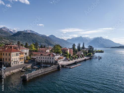 Holidays on lake of Como, typical village