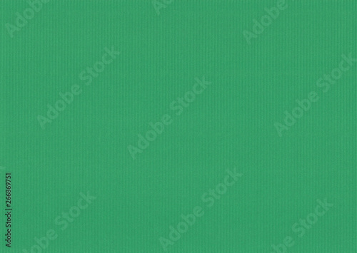 Corrugated colored cardboard green vintage color. Textural paper cardboard background for design