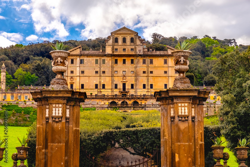 Frascati - Lazio - Italy historic landmark Aldobrandini palace near Rome