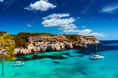 Vista desde cala macarereta hacia cala macarella