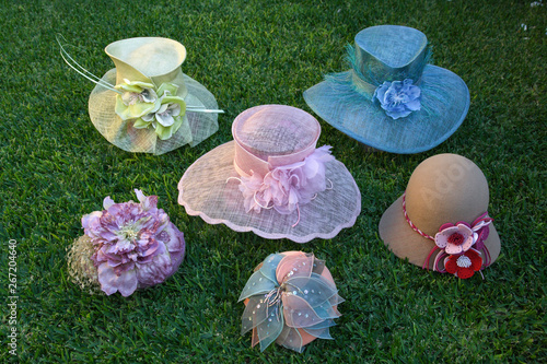 traditional millinery floral ladies hats