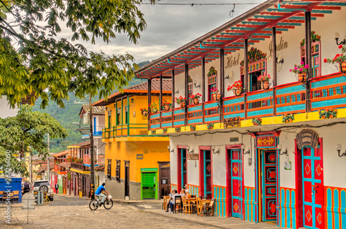 Jardin, picturesque town in Antioquia, Colombia