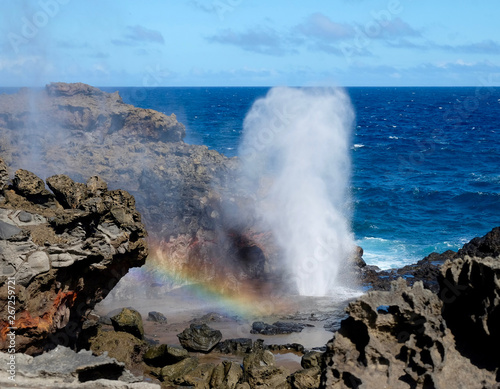 Nakalele Blowhole Rainbow