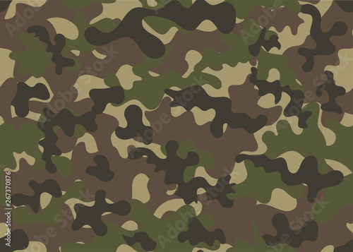 Military camouflage pattern, vector illustration. texture. Abstract Vector Military Background.