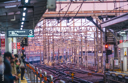 たまプラーザ駅から見える線路