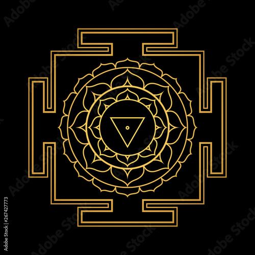 hinduism yantra sacred geometry mandala.