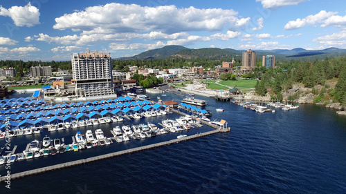 Coeur d'Alene Summer Day Looking Toward City