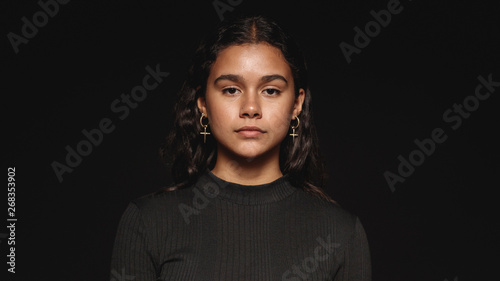 Portrait of a young woman