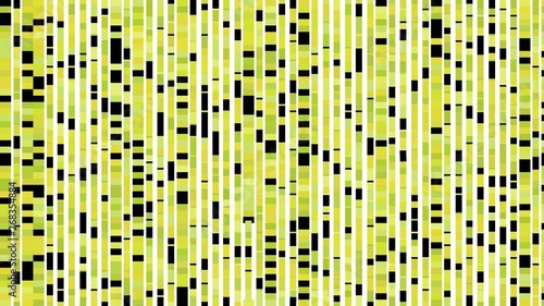 different sizes of mosaic squares green yellow, black and Light grayish green colored. seamless graphic pattern for digital printing products or your cloth fashion concept design