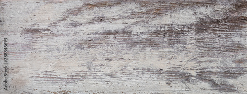 Old Weathered White Painted Wood Texture