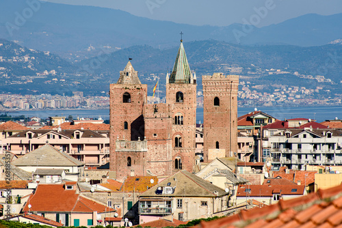 The Towers of the old town of Albenga